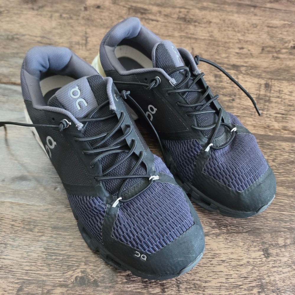 ON Cloudrock Waterproof Hiking Boots Mens 12.5 Black Eclipse Trail Shoes
